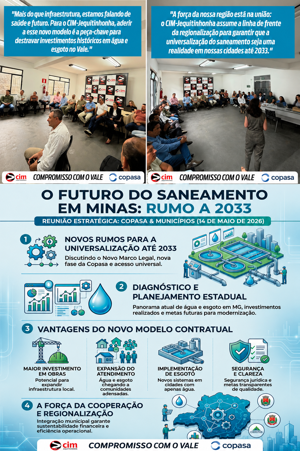 Futuro do Saneamento em Minas.